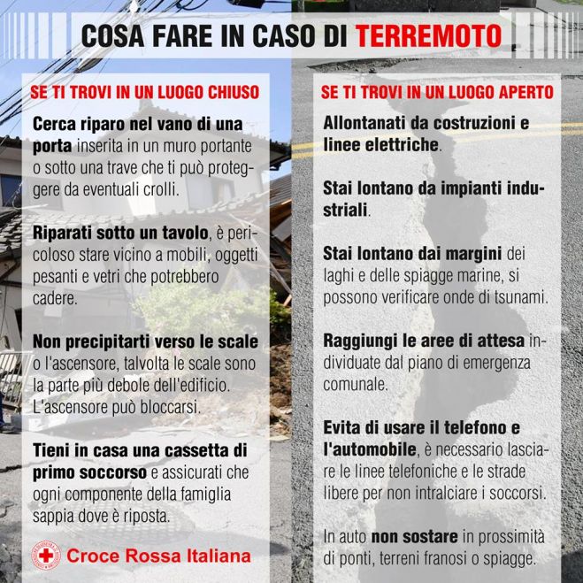 +++IN CASO DI TERREMOTO+++