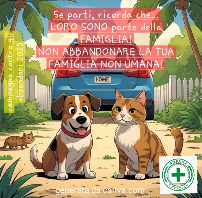 &quot;Io non ti abbandono&quot; , contro gli abbandoni estivi