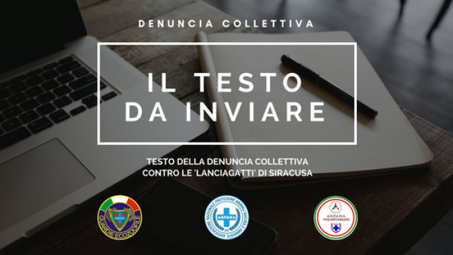 'Lanciagatti' di Siracusa - Testo della Denuncia Collettiva