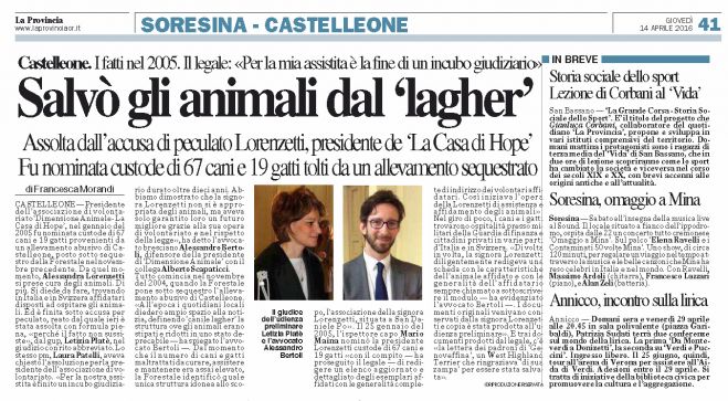 SALVO&#039; GLI ANIMALI DA LAGHER