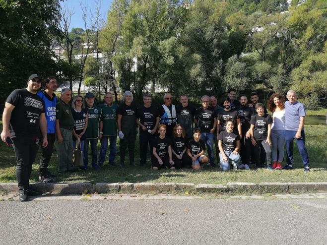 Cassino - Frosinone, free plastic river , salviamo i fiumi dalla plastica !