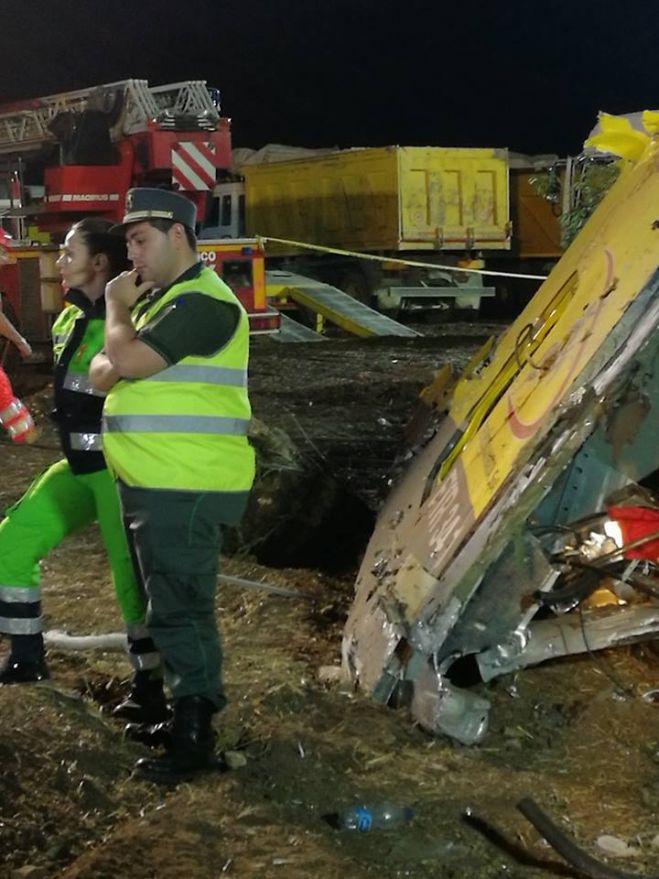 ‪#‎Puglia‬ | I nostri volontari sul luogo della tragedia di ieri, col cuore in lacrime