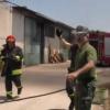 Incendio sulla Adelfia-Ceglie, brucia deposito trasformato in discarica abusiva